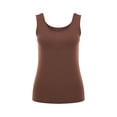 thumbnail image 4 of Bovemsi Women's Tanks & Camis Thin Double U Neck Suspender Vest Camisoles for Under Clothes, 4 of 7