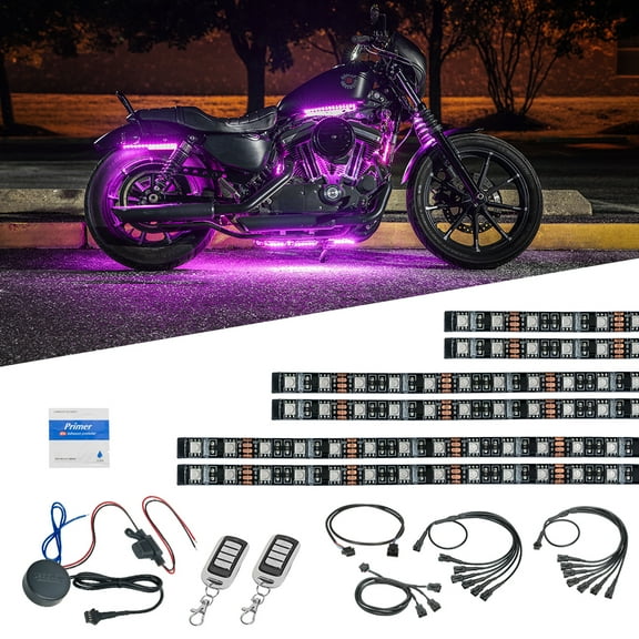 LEDGlow Advanced Million Color LED Lighting Kit for Harley Davidson Sportster