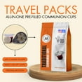 thumbnail image 4 of Travel Pack - The Miracle Meal Pre-Filled Communion Cups and Wafer & 100% Concord Grape Juice-bag of 50, 4 of 7