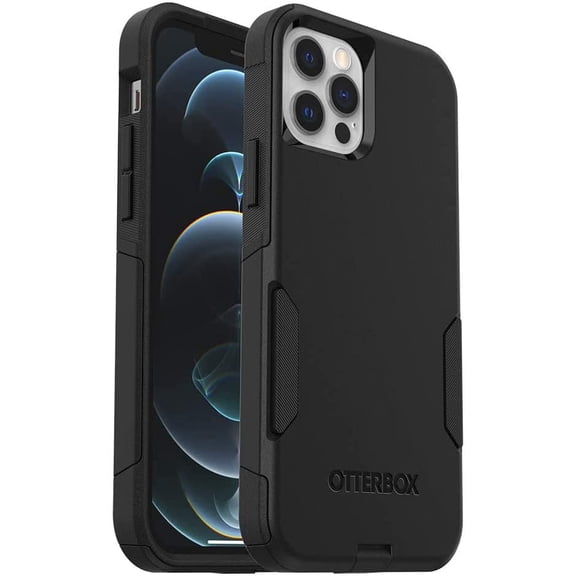 OtterBox Commuter Series Case for iPhone 12 & iPhone 12 Pro, Black