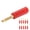 Red, variant on Suodoka 4mm 7-Pin Gold Plating Banana Plug Solderless Speaker Cable Connector for Audio Video Receivers Amplifier Home Theater Equipment, 10-Pack Set, Black Color Model