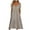 Brown, variant on HomeGardon Women Dress Women's Summer Striped Short Sleeve Long Dress Ankle Length,Women V Neck Button Down Collared Side Slit Casual Beach Maxi Dresses Blue,S-XXXL