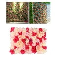 thumbnail image 4 of Artificial Venue Background Panels Backdrop Rose Wedding for Bouquet Wedding Party Greenery Red Yellow, 4 of 10