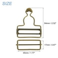 thumbnail image 2 of Overall Buckles 2 Sets Retro Suspender Replacement Buckles 45mm, Bronze Tone, 2 of 6