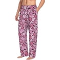 thumbnail image 5 of Cauagu Sweet Heart Mens Pajama Pants Sleep & Lounge Pants,PJ Bottoms with Pockets-Medium, 5 of 7