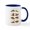 White/Navy Inside, variant on CafePress - Lizards Of The World Mug - 11 oz Ceramic Mug - Novelty Coffee Tea Cup