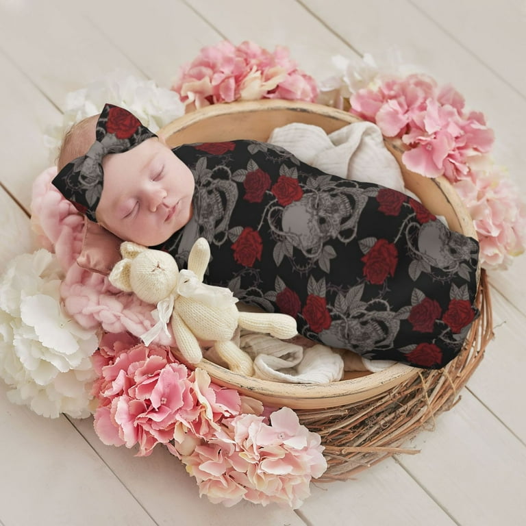 Rose Beanie & Blanket Set Rose Beanie & Blanket Set