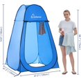 thumbnail image 6 of WolfWise Portable Pop Up Privacy Shower Tent Spacious Changing Room for Camping Hiking Beach Blue, 6 of 7