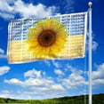 thumbnail image 4 of Flagwix Ukraine Grommet Flag I Stand With Ukraine BNT563GF - 3x5 ft., With Flag Pole Rings, 4 of 6