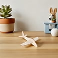 thumbnail image 4 of CTIRCHIU 20Pcs Wooden Airplane Model Kit Light Yellow DIY Plane for Creative Home and Portable Decor, 4 of 8
