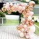 thumbnail image 4 of Kit de guirnalda de globos rosa Macaron, globos de látex, decoración de Metal dorado para boda, fiesta de cumpleaños, bautismo nocturno, 123 piezas, 4 of 4