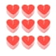 thumbnail image 1 of Vela roja en forma de corazón de 9 piezas, ideal para cenas románticas y artículos de fiesta, gran regalo, 1 of 10