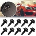 thumbnail image 2 of Autocparts Hex Head Screw Kit, 10-100PCS Phillips Bolt Retainer Fasteners for Mudguard, Liner, Under Cover, Wheel Arch, Automotive Panel Clips, Steel, Multi-Count Packs, 2 of 8