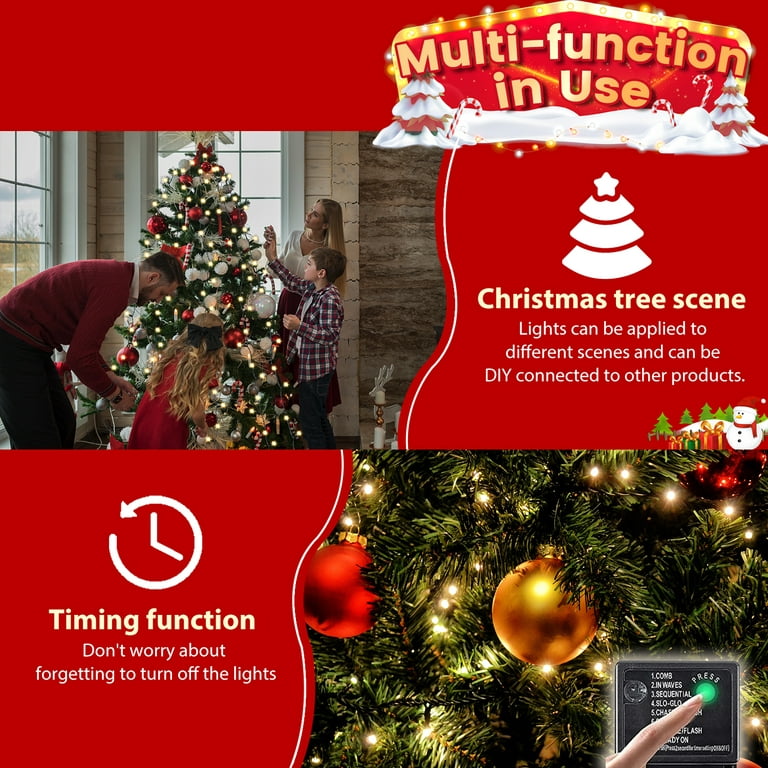 16 FUNCTIONS Flashing Light Controller Blinking Fading Multi-speed Christmas  Tree Light Adapter. 