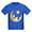Royal, variant on CafePress - Blue Sleepy Teddy On Moon Kids T Shirt - Dark T-Shirt Kids XS-XL