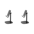 thumbnail image 1 of Tholdsy Gran oferta, soporte Universal para teléfono y tableta, escritorio para iPhone, soporte para tableta de escritorio para teléfono móvil, negro 2piezas, 1 of 6