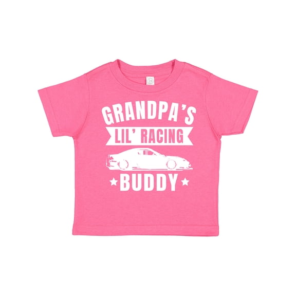Inktastic Grandpas Lil Racing Buddy Boys or Girls Toddler T-Shirt