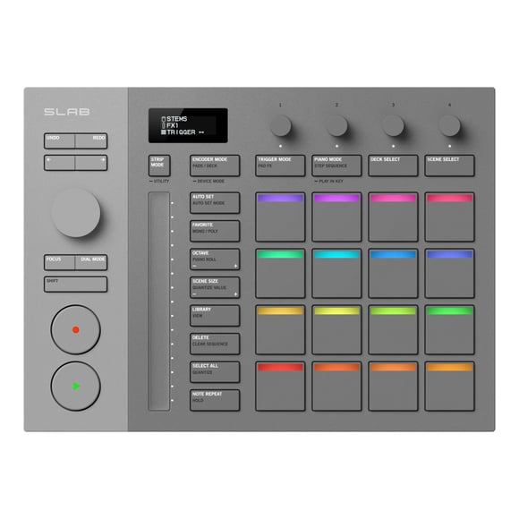 Controlador MIDI AlphaTheta SLAB con Serato Studio versión completa