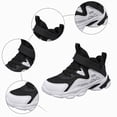 thumbnail image 4 of yboeqw Boys Medium Large Mesh Breathable Basketball Shoes Lightweight School Sports Sneakers Size 4.5, 4 of 9