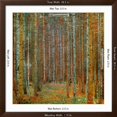 thumbnail image 5 of Art.com Tannenwald (Pine Forest), c.1902 Art Print by Gustav Klimt, Brown Frame Wall Art, 38" x 38", 5 of 5