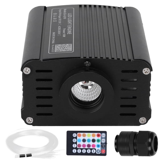 16W Fiber Optic Light RGBW LED Ceiling Light Kit APP Control with 2m Fiber Optic Cable