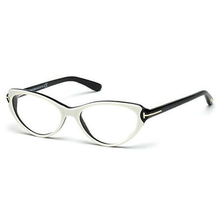 Tom Ford Womens FT5285-024 Eyeglasses White Black Full Rim Frames ...