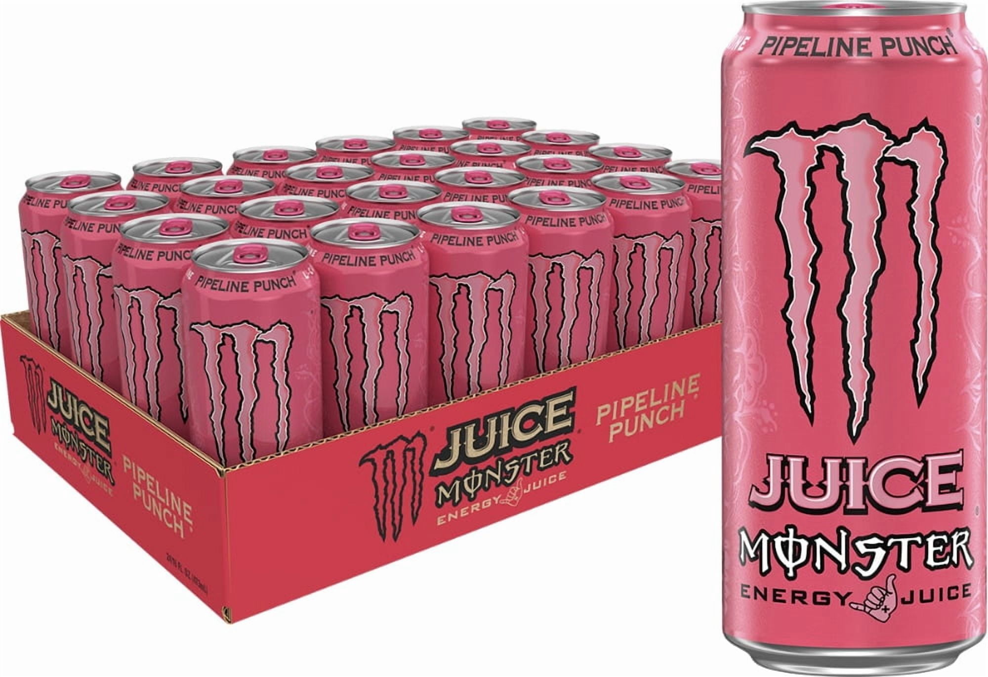 Monster Pipeline Punch Energy Drink Can 16 fl oz - 3 count