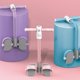thumbnail image 2 of 6 Tube Foot Pedal Resistance Band Body Stretch Pull Rope Fitness Yoga Exercise, 2 of 4