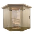 thumbnail image 3 of ALEKO SKD6HEM Hemlock Wood Wet Dry Indoor 6 Person Sauna 6 kW ETL Certified Heater, 3 of 12