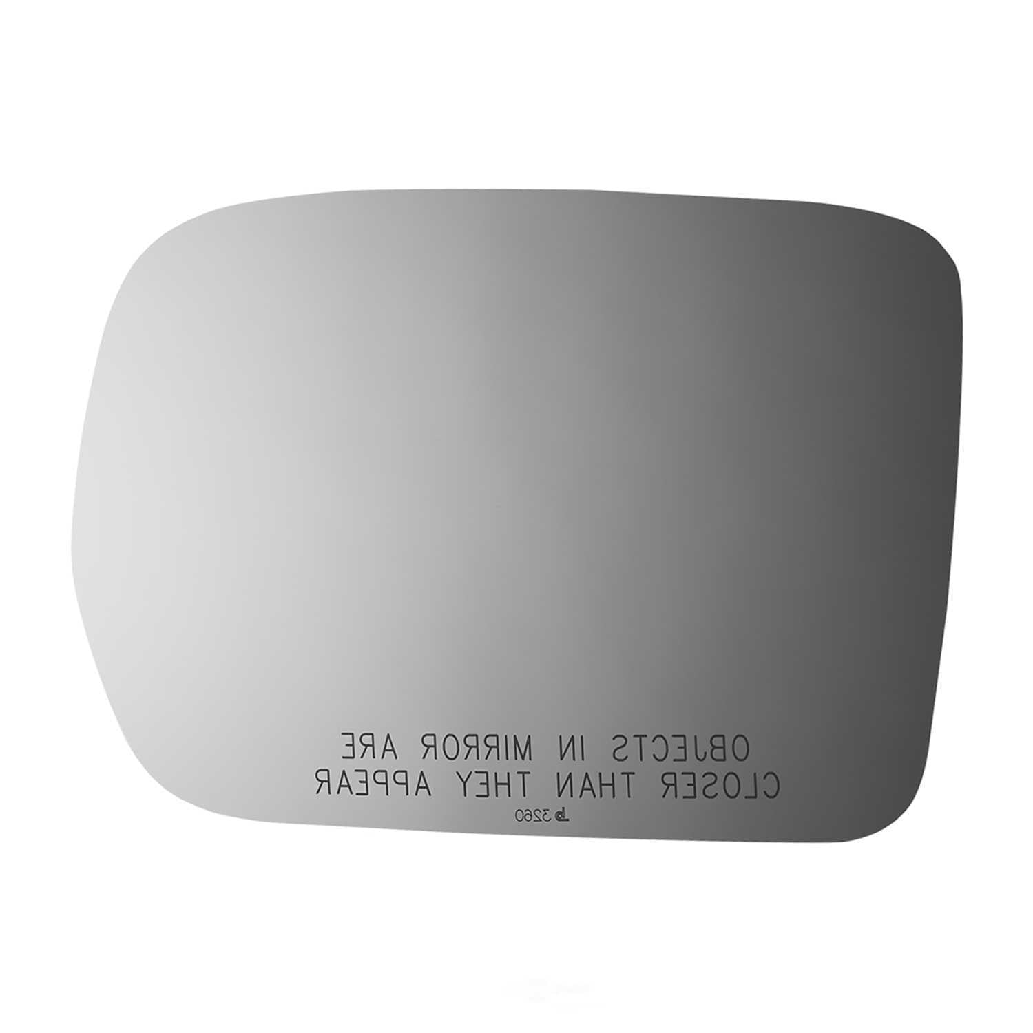 Burco Side View Mirror Replacement Glass - Clear Glass - 3260