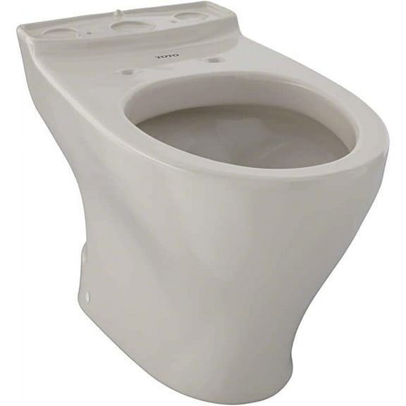 Toto CT412FNo.03 Aquia Dual Flush Elongated Toilet Bowl, Bone