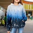 thumbnail image 4 of Mercatoo 𝗛oodie Girls Oversized Crewneck Sweatshirts Casual Hooded Flower Gradient 𝗛oodie Clothes Fall Fashion Outfits, 4 of 7