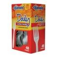 thumbnail image 2 of Diamond Heavy Duty Forks, White, 48 Ct, 2 of 2