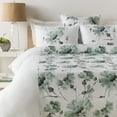 thumbnail image 1 of Surya GRI20-TSET Gardenia (2) Piece Twin Size Cotton Sateen Botanical Comforter Set, 1 of 5