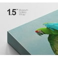 thumbnail image 3 of PixonSign Canvas Print Wall Art Aquamarine Flying Parrot Animals Wilderness Photography Realism Glam Aerial Colorful Multicolor Ultra for Living Room, Bedroom, Office - 24x36, 3 of 4