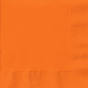 Creative Expressions Luncheon Napkins 24-Pack, Sunkissed Orange