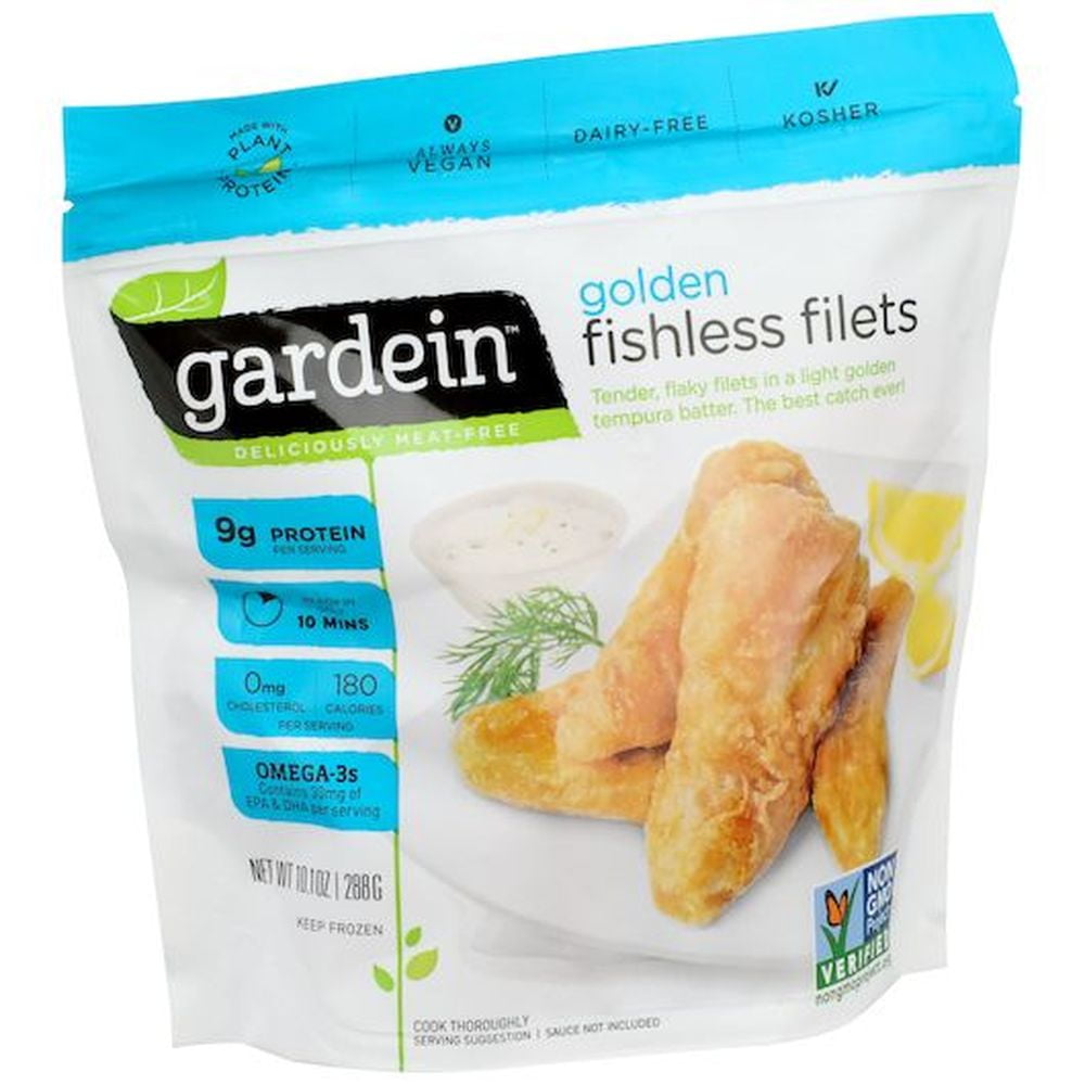 Gardein Golden Fishless Filets, 10.1 Ounce -- 8 per case