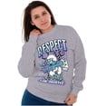 thumbnail image 4 of The Smurfs Kanji Respect the Hustle Sweatshirt for Men or Women Brisco Brands 2X, 4 of 5