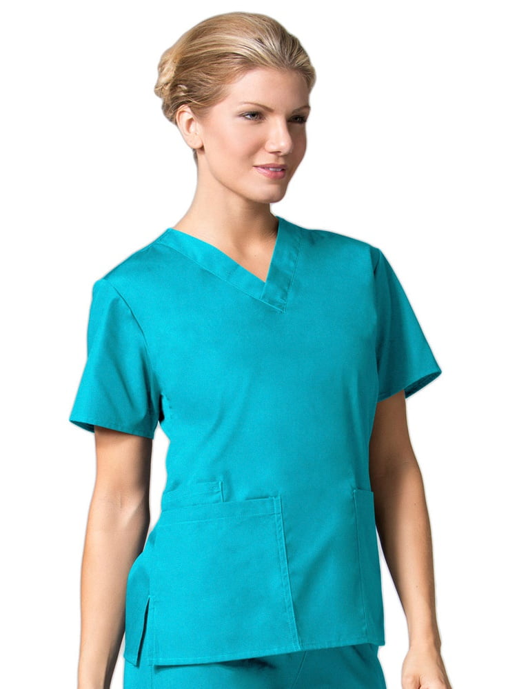 Maevn Maevn Core Classic VNeck Scrub Top [XXS 5XL, FREE SHIPPING