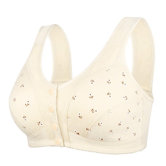 Outfmvch Bras for Women Yoga Tops Workout Tops for Women No Underwire Bra Full Coverage Bras for Women Everyday Bra Running Sports Bra Bra Top Bralettes for Women A1 Beige 36
