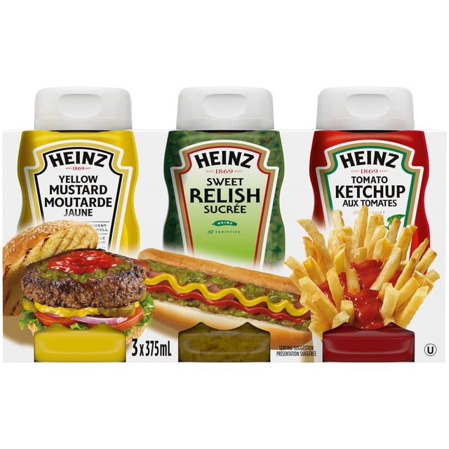 Ensemble de condiments Heinz