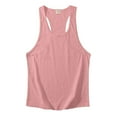thumbnail image 6 of Leey-World Shaping Tank Tops for Men Sleeveless T Shirts for Men Men's Stretch Cool Dry Muscle Tank Tops Crewneck Sleeveless Workout Shirts Hot Pink,XL, 6 of 6