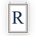 thumbnail image 2 of Monogram, Estate, Gray and Blue, R (9x12 Wall Art Print, Home Decor), 2 of 3