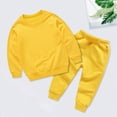 thumbnail image 2 of xaweyi Toddler Baby Boy Girl Sweatshirt Tops Pants Set Long Sleeve Sweatsuit Fall Winter Outfits,Sizes 18-24 Months, 2 of 8