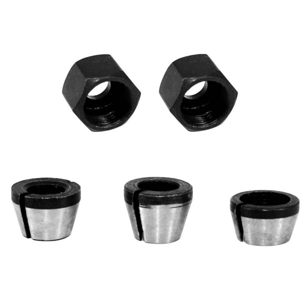 Adaptador de portabrocas,Máquina de grabado de adaptador de mandril de pinza,Máquina cortadora de grabado de 6 mm,6,35 mm y 8 mm,Enrutador eléctrico Broca de alta precisión para Sunnimix Adaptador de portabrocas