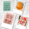thumbnail image 4 of Bear Ice Mold 4 Grids, Ice Cube Trays Mold to Make Lovely 3D DIY Drink Ice Coffee Juice Cocktail. Bear Silicone Molds for Christmas Party Kids Cake Decoration. Candy Soap Candle Mold, 4 of 8