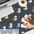 thumbnail image 2 of Long Mouse Pads for Desk,Colorful Mini Unicorn Pattern Desk Mats on Top Of Desks, Desk Mouse Pad Extra Large with 3mm Non-Slip Base and Stitched Edge for Gaming,Office,Work,Home 47.3"x23.6", 2 of 6