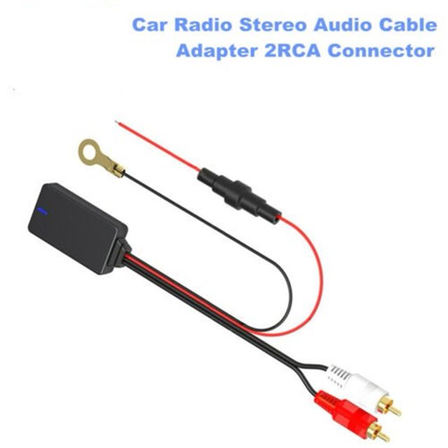 CNKOO Car Wireless \\Bluetooth \\Receiver \\Module \\BT 5.0 Music Radio Stereo Audio Cable Adapter 2RCA Connector Music AUX Adapter