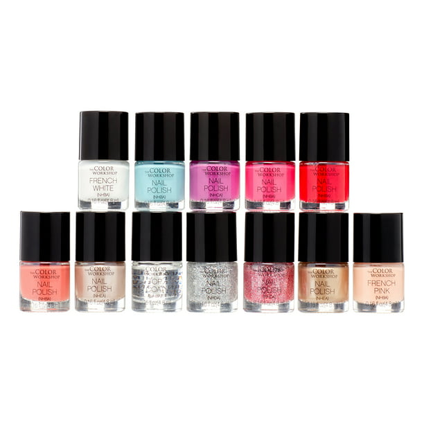 The Color Workshop Polished to Perfection Nail Polish Set, 12 piece ...