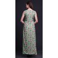 thumbnail image 4 of Bimba Floral Printed Front Slit Sleeveless Summer Spring Long Women BeachÂ&nbsp;Dress-X-Large, 4 of 5